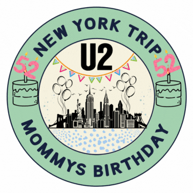 My mom’s birthday and the trip we are taking