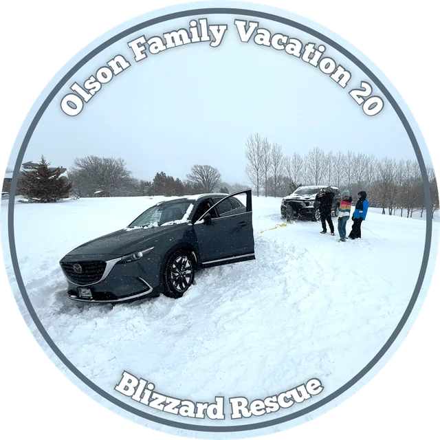 Olson Family Vacation 20 Blizzard Rescue