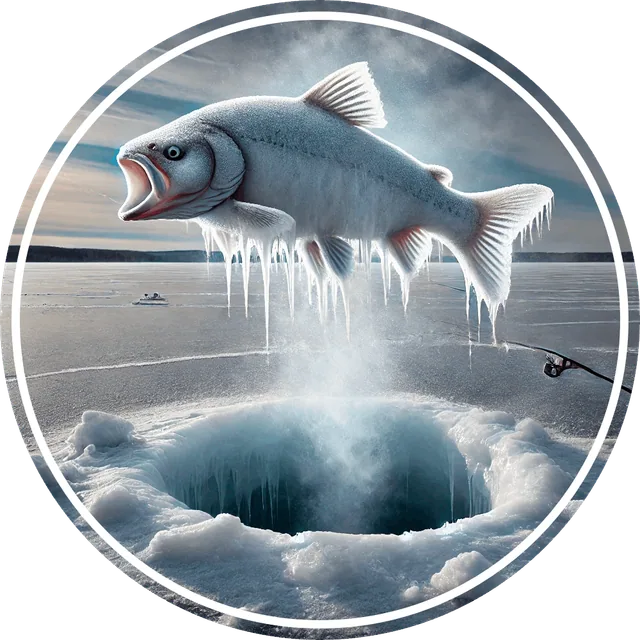 Ice Fishing on Pierson Lake