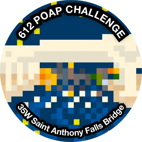 35W Saint Anthony Falls Bridge — 612 POAP Challenge
