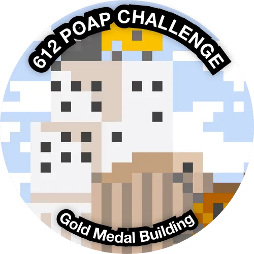 Gold Medal Building — 612 POAP Challenge