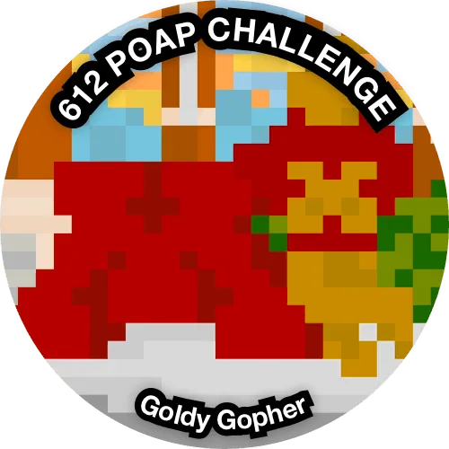 Goldy Gopher — 612 POAP Challenge