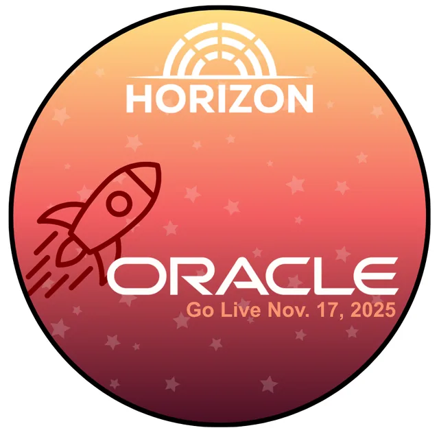 Horizon Oracle Finance Go Live