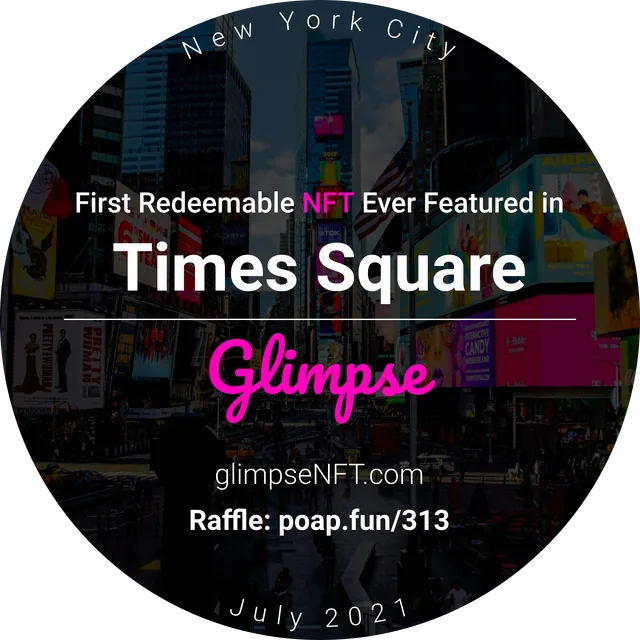 The First Redeemable NFT in Times Square, Ever!