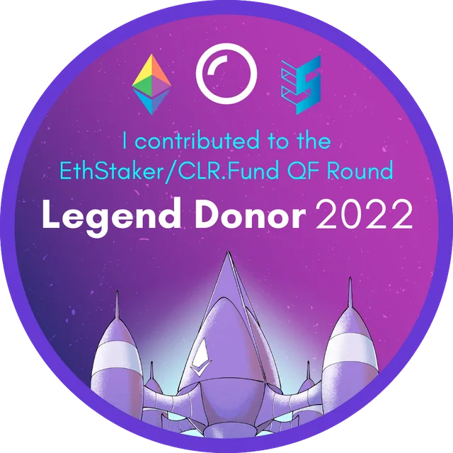 EthStaker / CLR.Fund QF Matching Round 2022