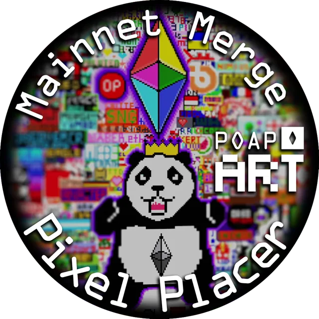 Mainnet Merge POAP.art Canvas Pixel Placer