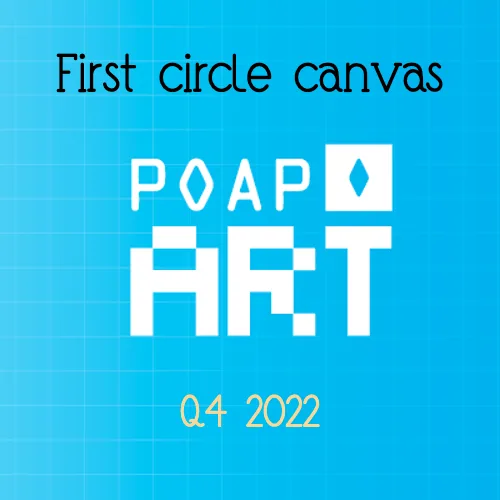 First circle Canvas of POAP-art